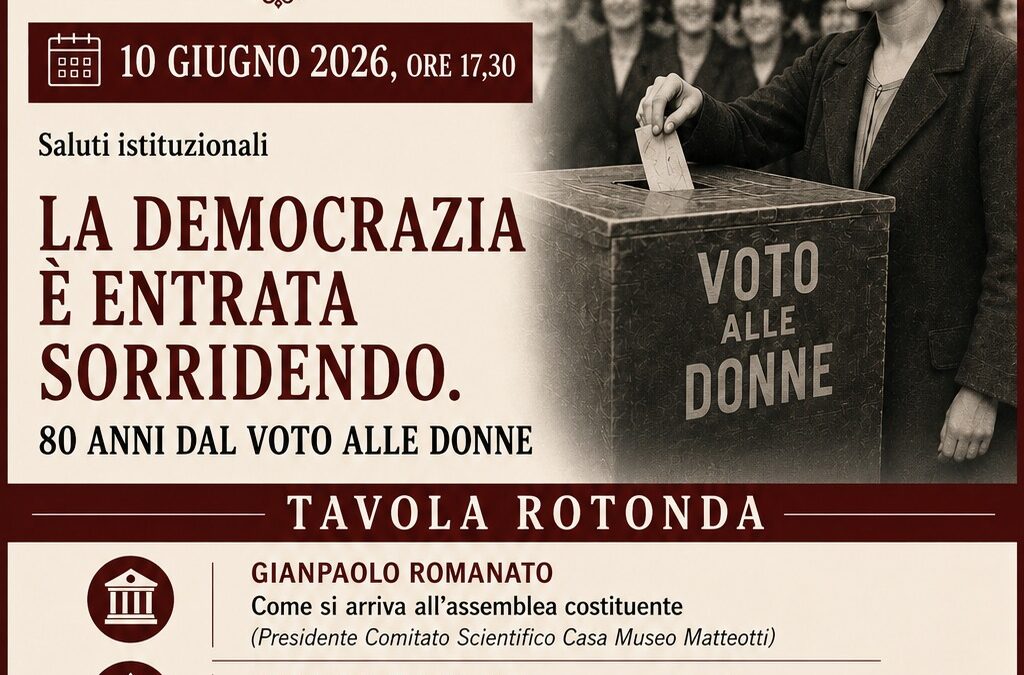 LA DEMOCRAZIA E’ ENTRATA SORRIDENDO